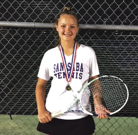 Kadence Isham - First Place 7th Grade Girls Singles