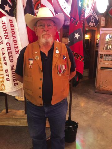 Texas 7th Brigade Commander D. W. Davis will be the featured speaker at the upcoming Saltworks Camp meeting this Saturday, August 23rd, in Copperas Cove. Photo by Ross J. Cox, Sr.