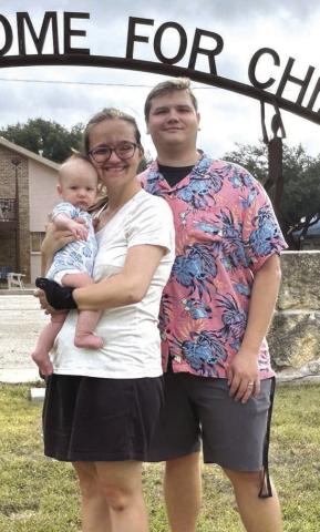 David, Dana, and little Silas Roache