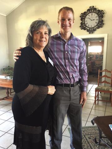 Pierian Joanne Weik and guest speaker, Dr. Jon Hager
