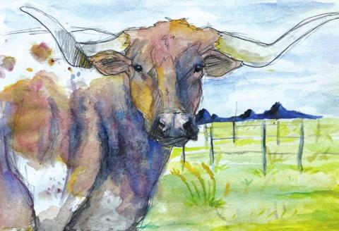 First Place: “Traverse the Plains” by Modesta Welborn from Trinity School of Midland