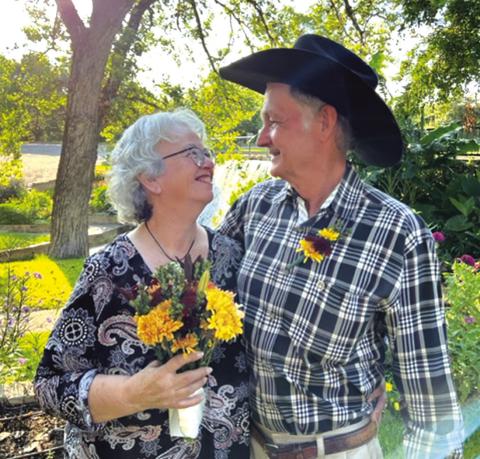 Ladies and Gentlemen, Mr. and Mrs. Hugo Preece, were married in Mill Pond Park, Labor Day, September 5, 2022, by Amelia Young of Kingsland, Texas. The bride, Carolyn Hulme Boswell of San Saba and Hugo of San Saba will reside at Bend, Texas.