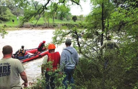 Shown are members of San Saba Fire Rescue