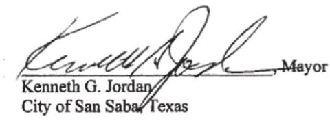 Emergency Declarations signed by Mayor Jordan on March 31, 2020