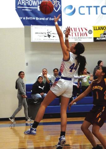 Here's a layup from Cherokee’s Aveigh Galbreath against Lometa last week.