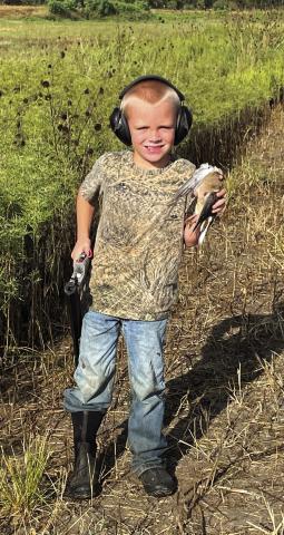 Dedmon Broyles, age 6 of Cherokee. Courtesy of Callie Broyles
