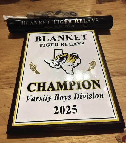 Congratulations to our Coyote Boys Track team! Awesome job winning the Blanket Track Meet! Courtesy of Richland Springs Coyote Booster Club