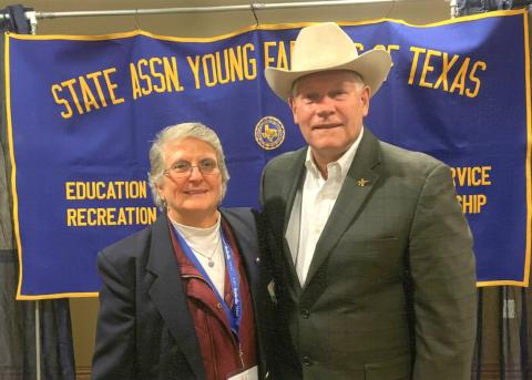 Clovia Ketchum and Congressman Pete Sessions (TX-17)