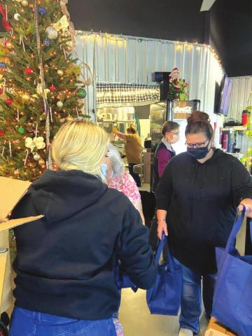 And they gave thanks . . . monies, food and time to their community!