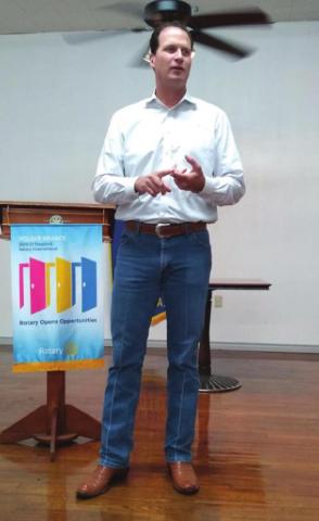 U.S. Rep. August Pfluger speaks at local Town Hall meeting